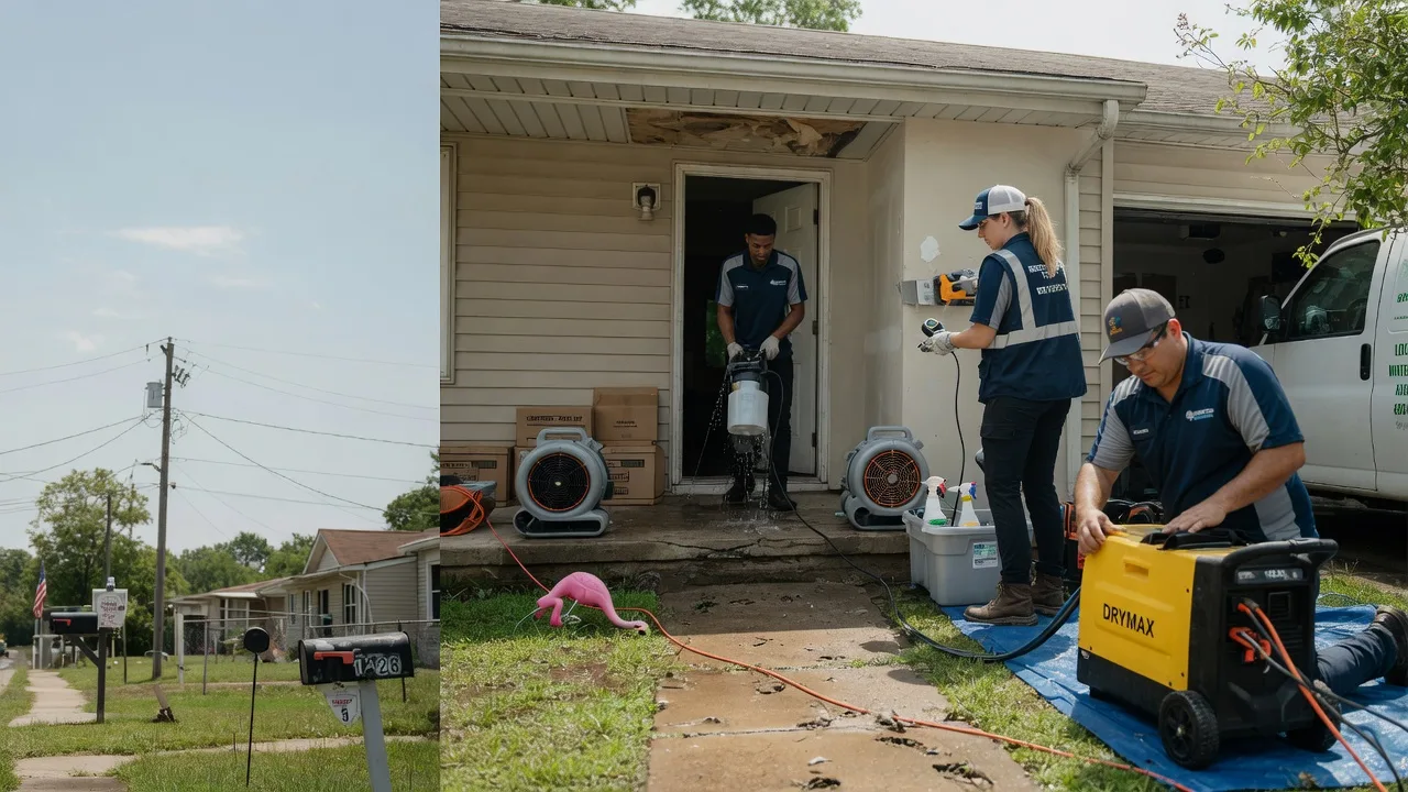 Storm Damage Water Removal in Mason, IL near me